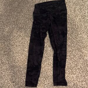 Kids Dark Camouflage Leggings